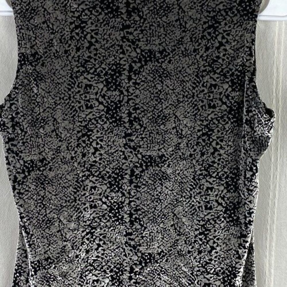 Jaipur Crushed Burnout Velvet Crop Tank Top Vintage Size Small Vintage - Picture 5 of 6